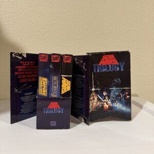 Vintage 1984 Star Wars Original Trilogy VHS Box Set Fox Video 3 Tapes Lucasfilm